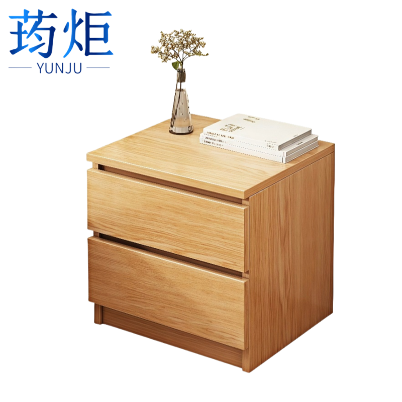 荺炬 床头柜 橡木色32cm 个高清大图