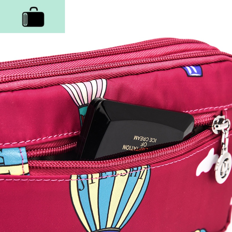 小布包尼龙布零钱包多层包包单肩斜挎包女小包挎包大屏手机钱包女NEW LAKE高清大图