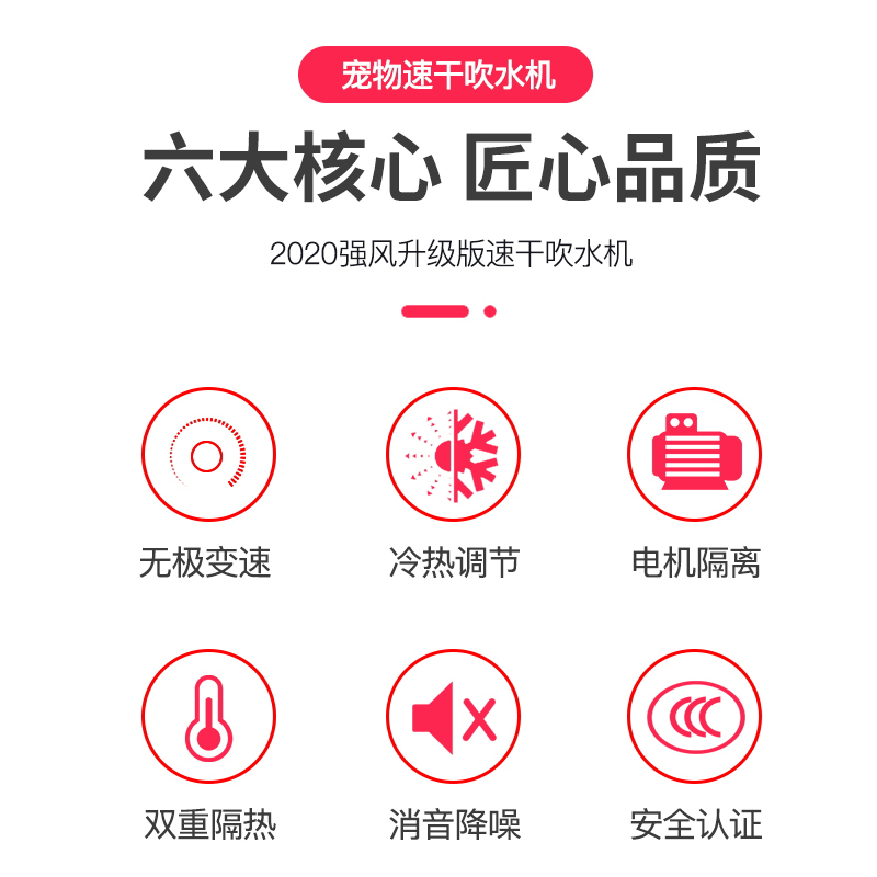 宠物吹风机狗狗吹水机大型犬家用大功率猫咪洗澡烘干吹毛
