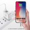 苹果数据线MFi认证iPhoneXS/Max/XR/x/8/7手机快充充电器线1米 （老款）白色 1米