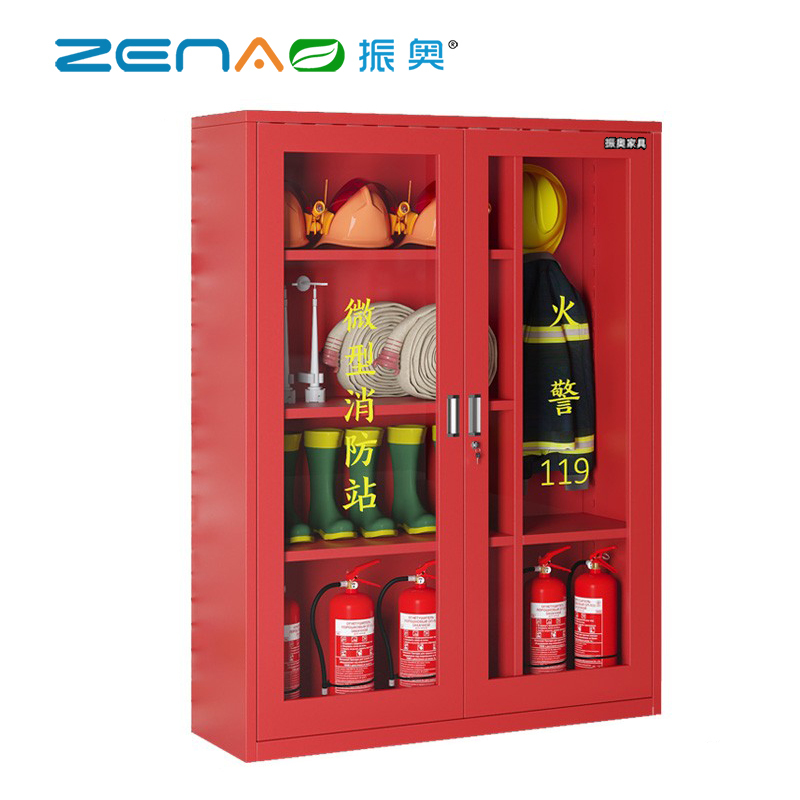 振奥 消防柜消防器材工具柜应急灭火器置放柜展示柜微型消防站(不含器材)(1600*1200*390mm)