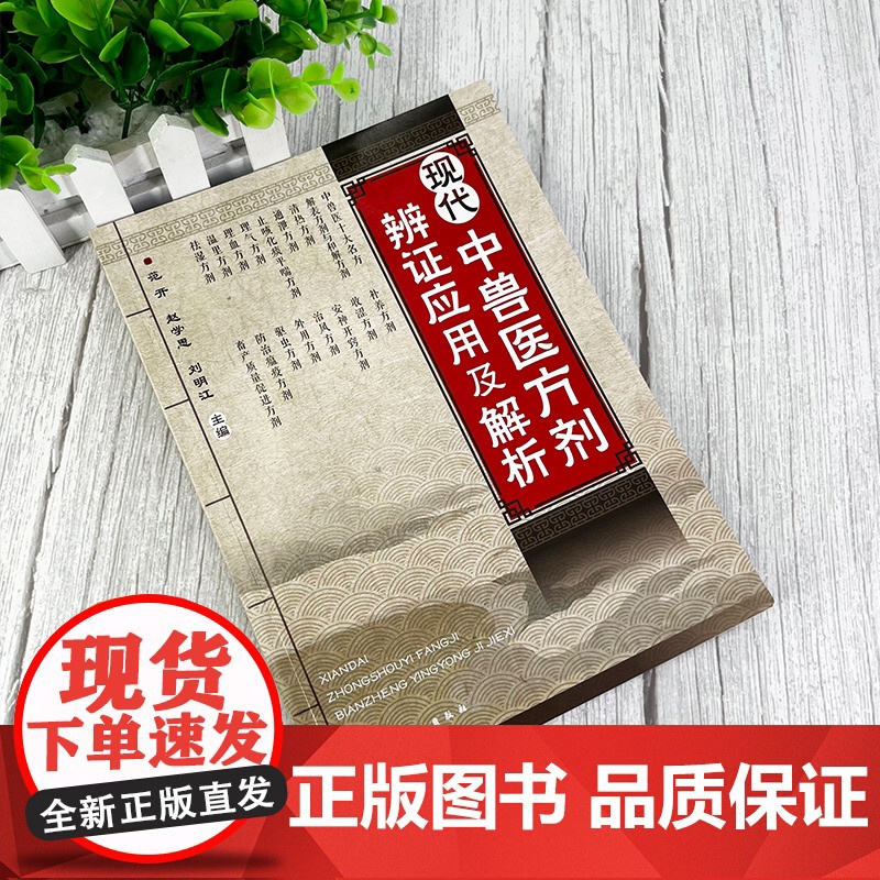 现代中兽医方剂辨证应用及解析 中兽医治疗中辩证立法 依法立方原则与方剂理法要点 兽医专业人员 养殖业从业者使用中兽药工具高清大图