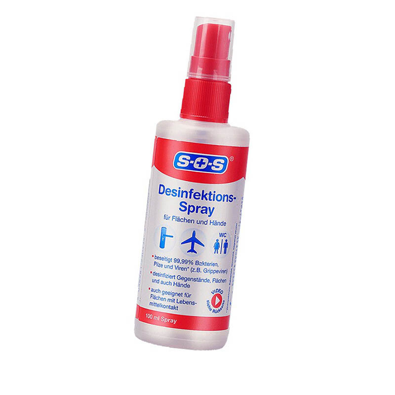 德国原装进口SOS免洗洗手液 100ml 1瓶装 消毒喷雾 深层清洁内衣家用婴儿皮肤消毒剂