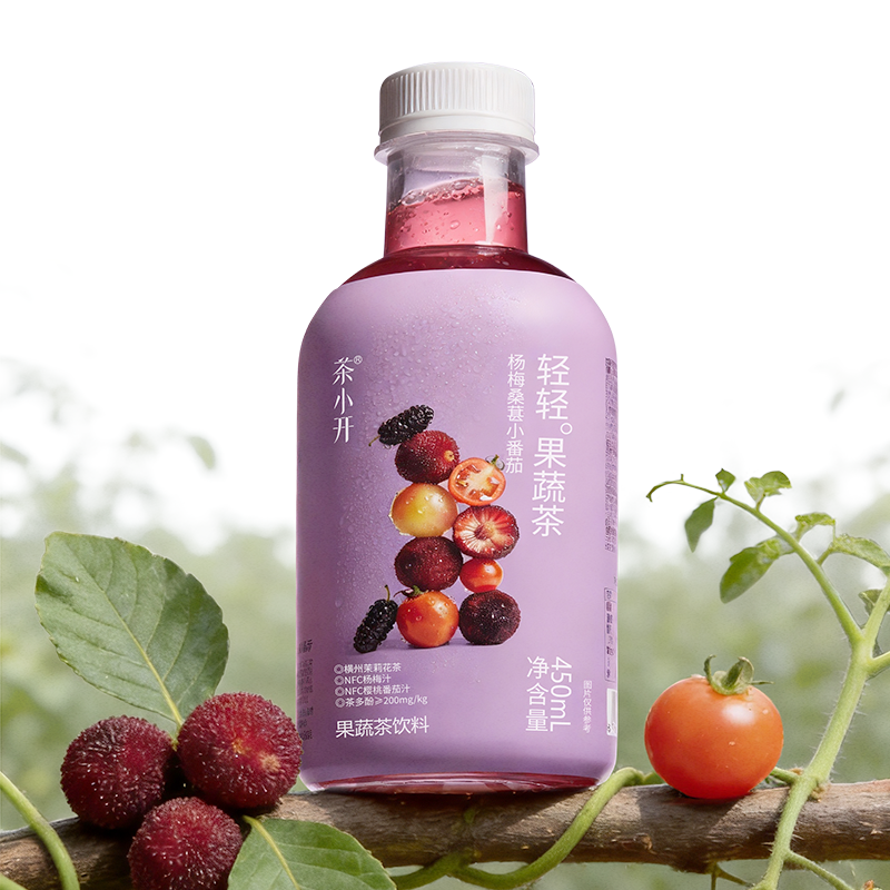 茶小开杨梅桑葚小番茄450ml*15高清大图