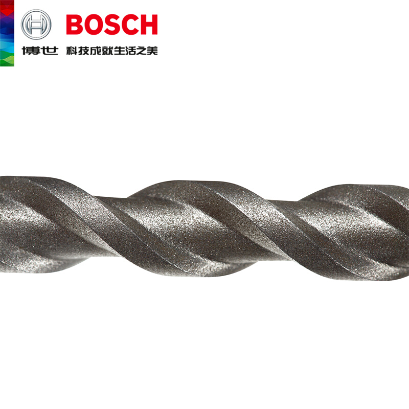 【苏宁自营】博世(BOSCH)原装方柄四坑1系2刃电锤钻头用于砖墙混凝土钻孔电动工具配件 8X130/200MM单支装