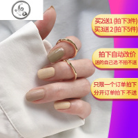 不规则简约纯银细戒指女时尚个性ins潮冷淡风小众设计食指环尾戒 JiMi