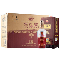 浏阳河 第一代国藏窖10 浓香型白酒42度500ML*6瓶礼盒装粮食白酒