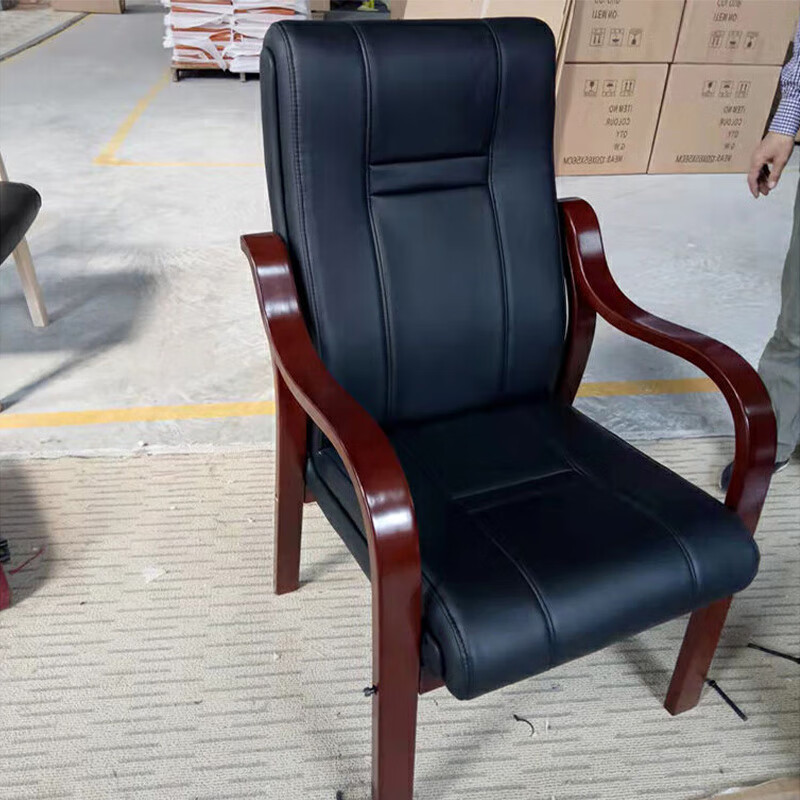 圣斯顿H-223X 黑色西皮会议椅630*650*1120mm(单位:把)黑色高清大图