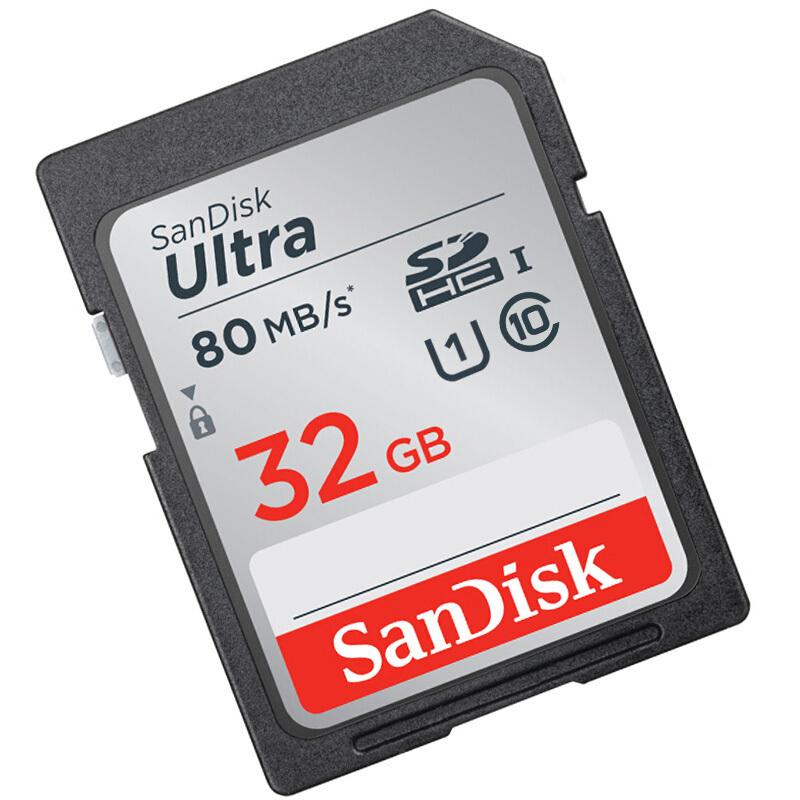 闪迪(SanDisk)至尊高速SDHC UHS-I存储卡 32G Class10 读速80MB/s