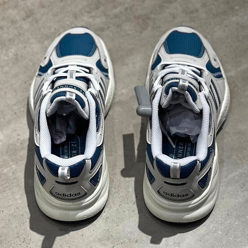 阿迪达斯adidas跑步鞋男女鞋秋冬新款jzrunner复古老爹鞋经典情侣运动