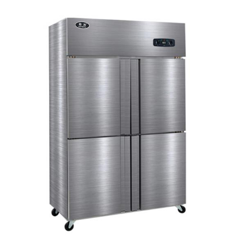 韩冰(hanbing)四门全冷藏冰箱商用厨房柜展示柜 啤酒饮料 水果蔬菜
