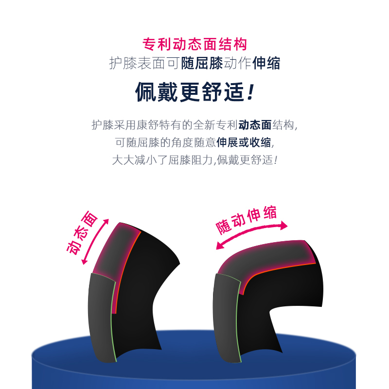 康舒髌骨防护带_黑色A1053