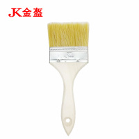 金盔纯猪鬃毛油漆刷毛刷3寸/把