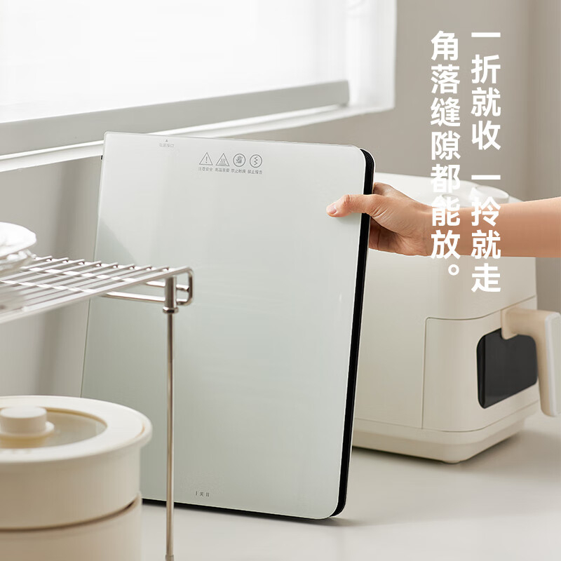 OLAYKS立时暖菜板80cm钢化玻璃折叠即开即热OLK-NC02高清大图