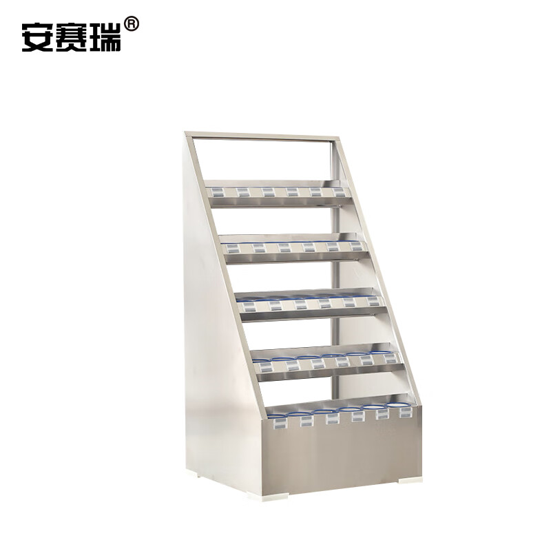安赛瑞 不锈钢水杯架 车间工厂水杯放置柜 员工304茶水柜口杯柜子 30位 701661
