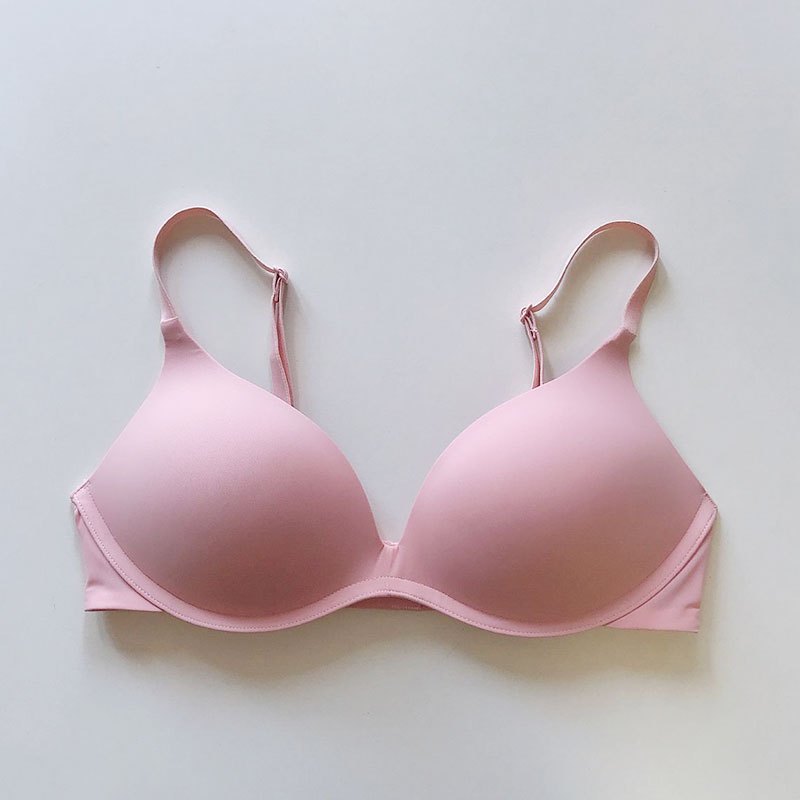 suntek小胸内衣女无钢圈薄款上托微聚拢简约光面舒适文胸少女胸罩