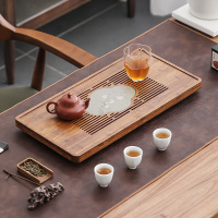 領藝 日式重竹茶盘简约家用茶海功夫茶台小型排水储水式干泡盘茶具轻奢现代