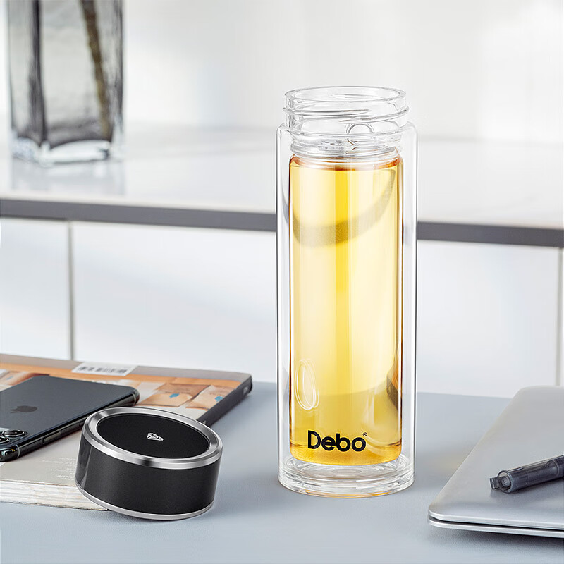 Debo德铂玻璃杯双层茶水杯 斯托尔 DEP-910高清大图