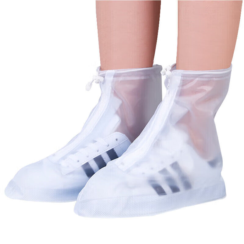 尚烤佳防雨鞋套2XL码2双装折叠便携耐磨防刮防滑SKJ-315高清大图