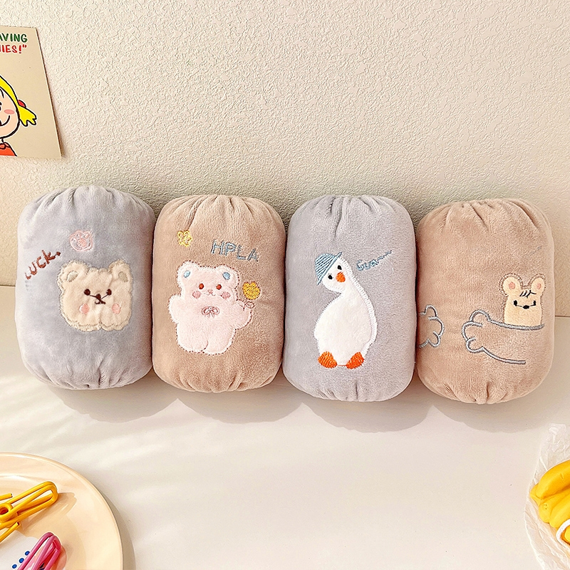 智扣宝宝袖套秋冬季婴幼儿可爱护袖一岁男童女孩儿童套袖手袖