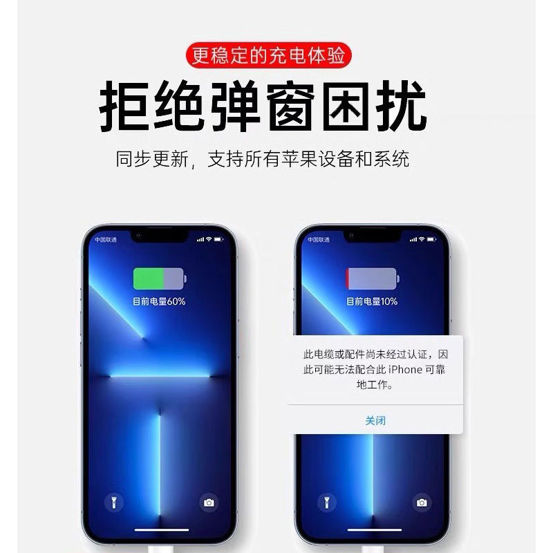 [认证快充]适用苹果充电线iPhone14数据线13promax手机12pro快充iPad平板usb7套装