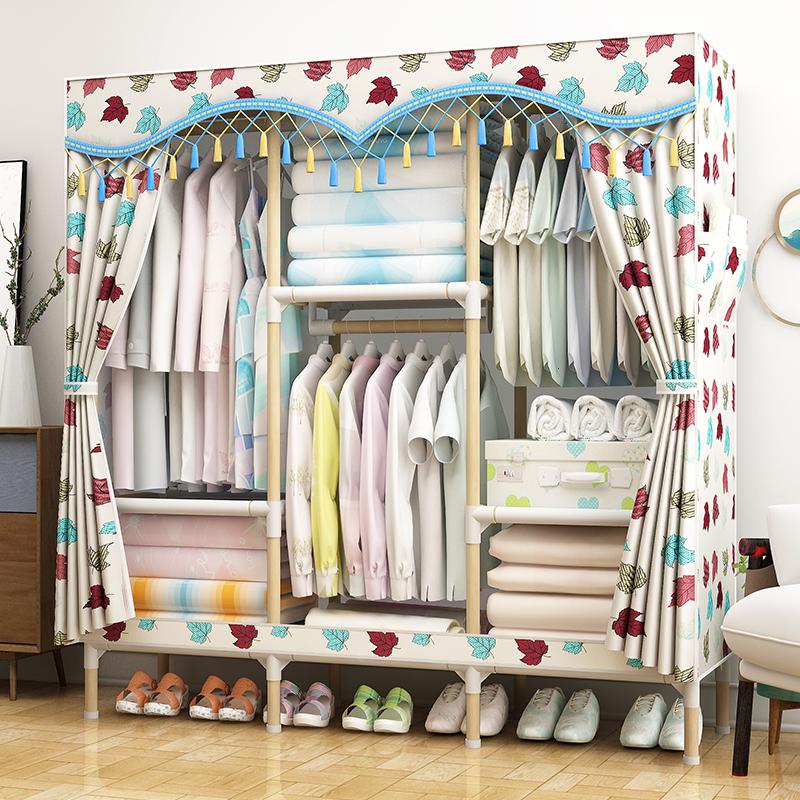 折叠衣柜闪电客无需简便衣柜折叠衣橱布衣柜折叠式免简易经济型参数