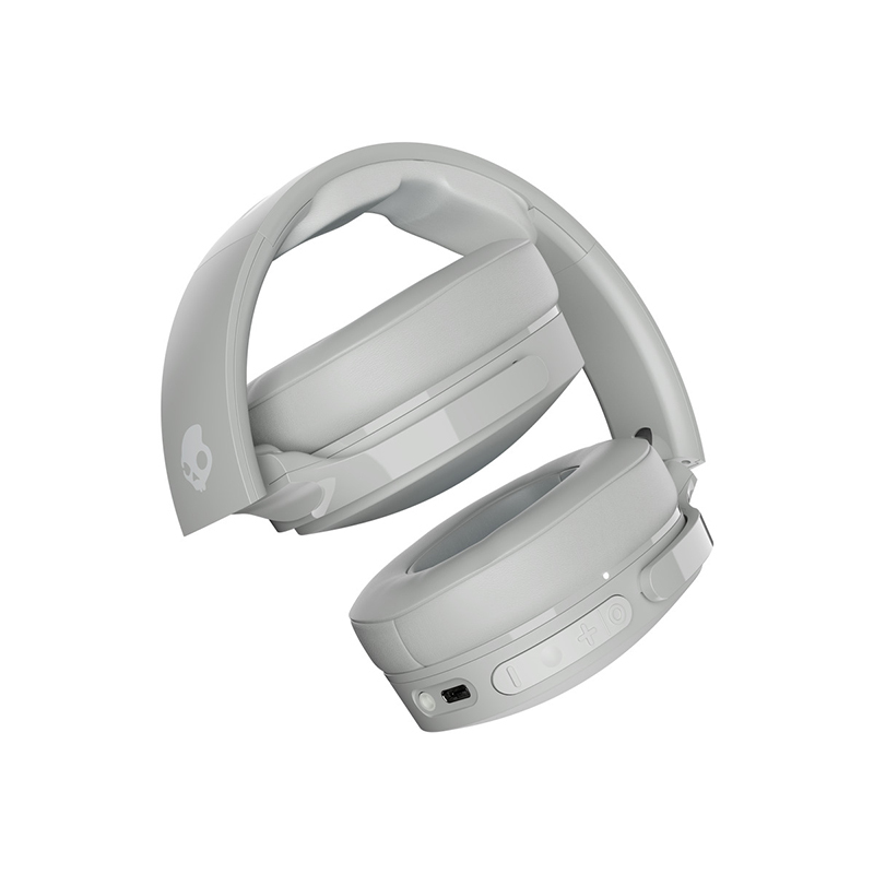 斯酷凯蒂(Skullcandy) Hesh Evo头戴式无线蓝牙耳机快充 游戏音乐华为小米苹果手机通用 浅灰色