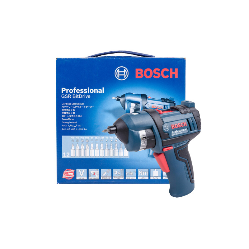 博世(Bosch) 锂电充电式起子机 GSR BitDrive(左轮起子机) 货期5-10天