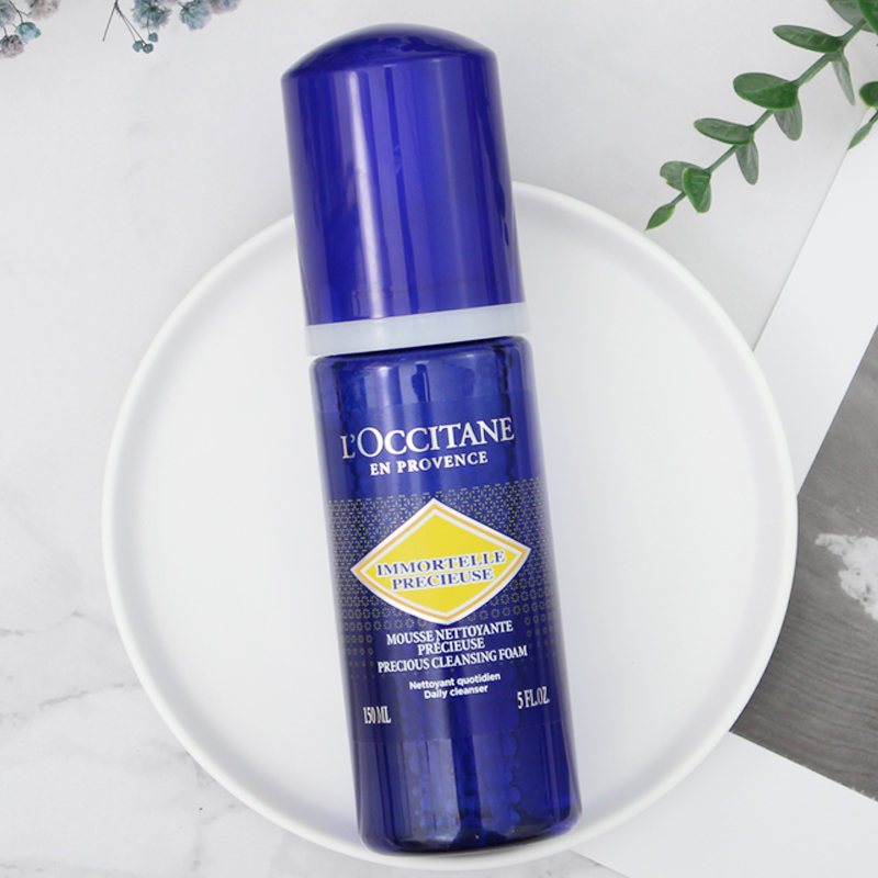保税-L’OCCITANE欧舒丹蜡菊泡沫洗面奶洁面乳150ml温和清洁滋润不紧绷提亮肤色