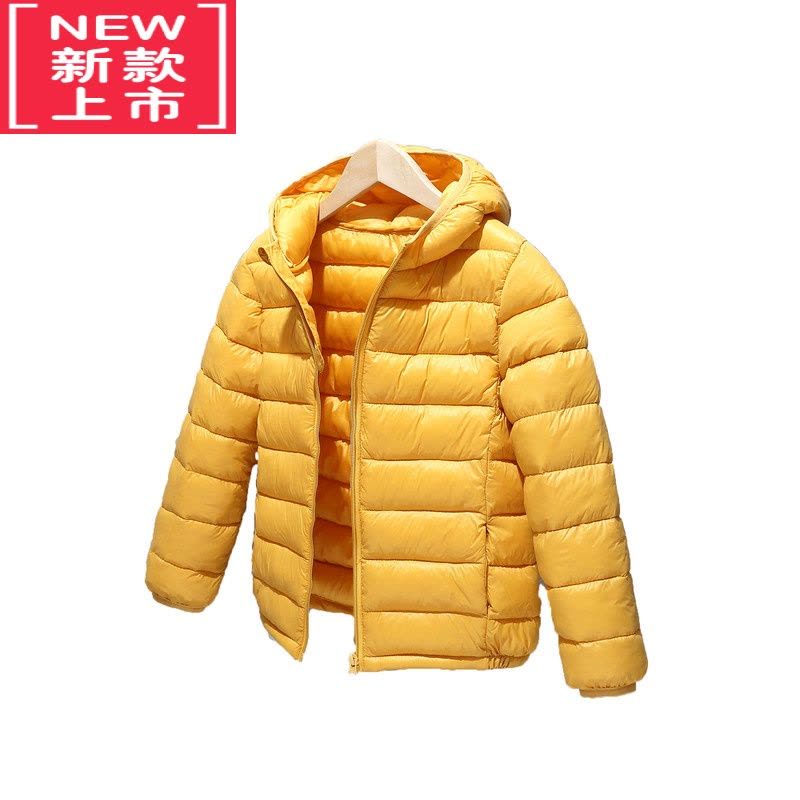 可莉允反季轻薄儿童羽绒棉服中大童男童女童短款宝宝棉衣秋冬外套图片