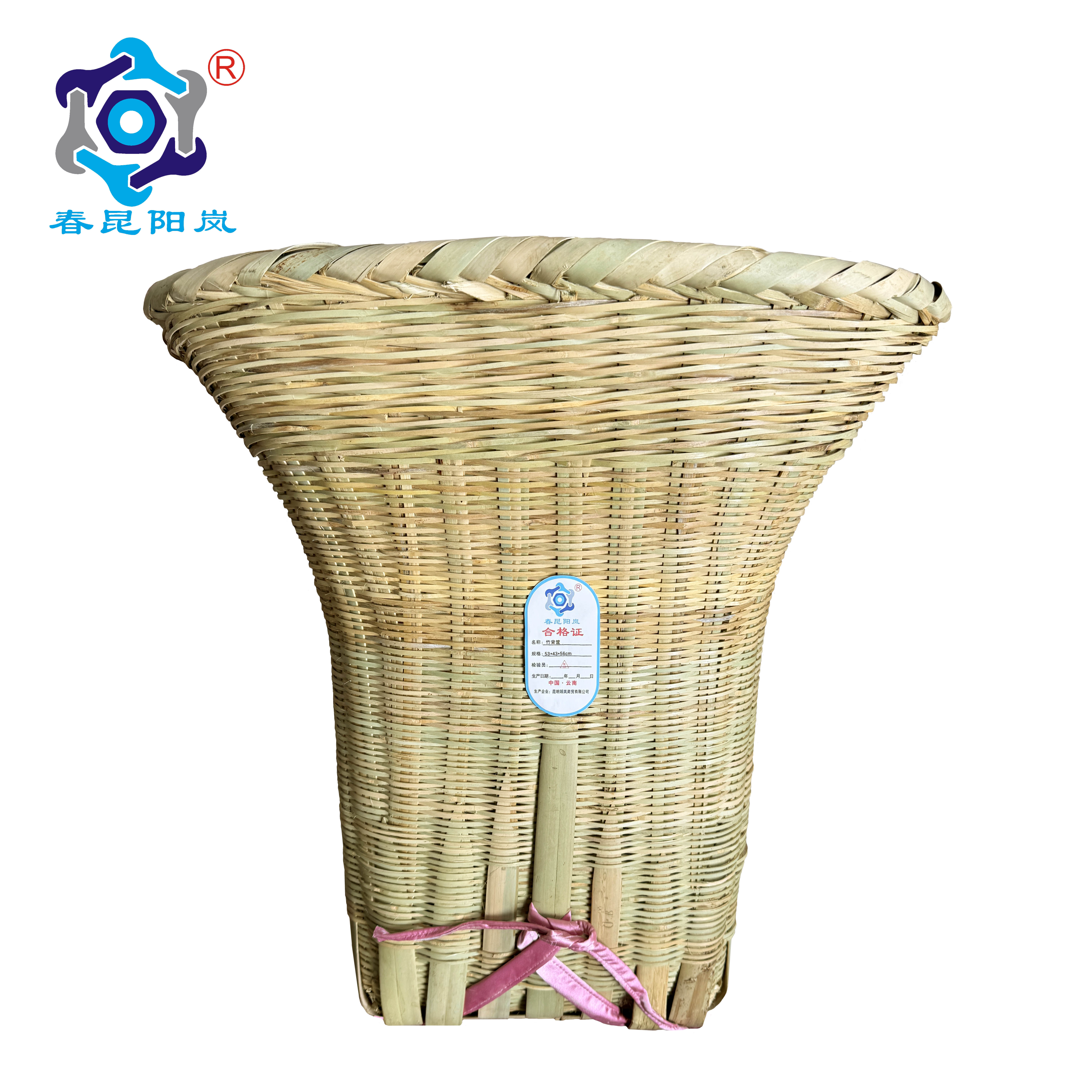 春昆阳岚 竹背筐 53*43*56cm 个高清大图