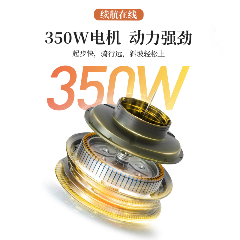 爱玛(AIMA)小电驴牛牛国潮来袭48V12AH铅酸电池时尚电动自行车源彩绿+原彩黄