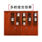 榭邦XB-8007两门书柜书柜办公家具办公室柜文件柜储物柜木质资料柜油漆贴木皮储物柜文件柜