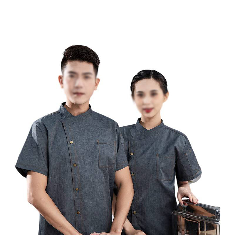 阿祺果 厨师服 M-6XL 套高清大图