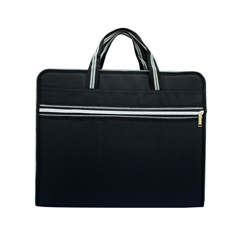 防水帆布收纳文件袋商务公文包多层插页夹学生试卷文件夹风琴包牛津布