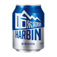 哈尔滨（Harbin）啤酒mini can冰萃小嗨啤255ml*24罐整箱装
