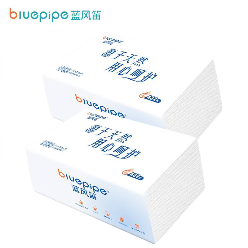 蓝风笛 抽纸 108抽 包高清大图