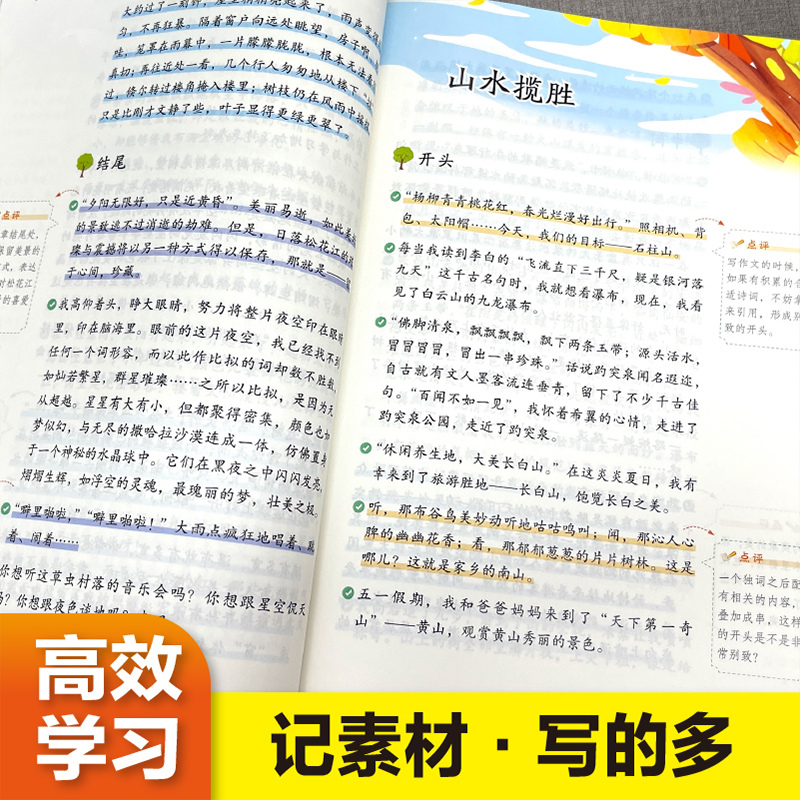 [全套2本]三绝作文 (素材篇+技法篇 赠扩句法) [正版]2024新版三绝作文素材篇+技法篇全2册送扩句法 写作文通用