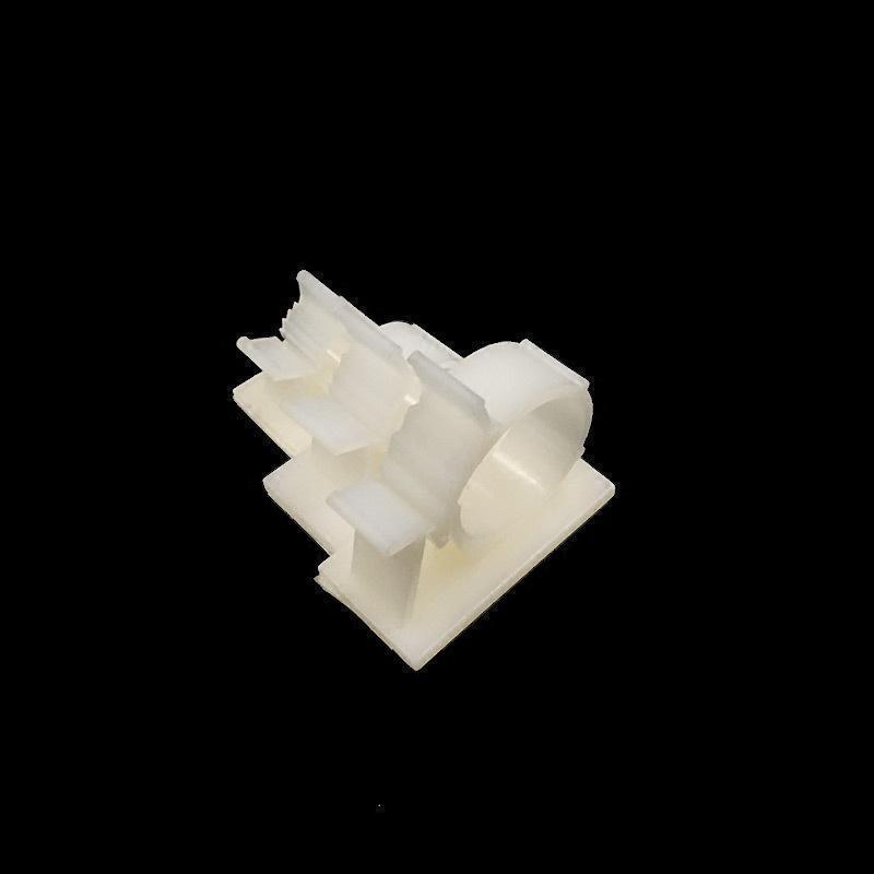 家柏饰(CORATED)收纳数据线电线整理固定器卡扣自粘圆管电源线路网线塑料扣夹线卡 50个白色（直径17-20mm）