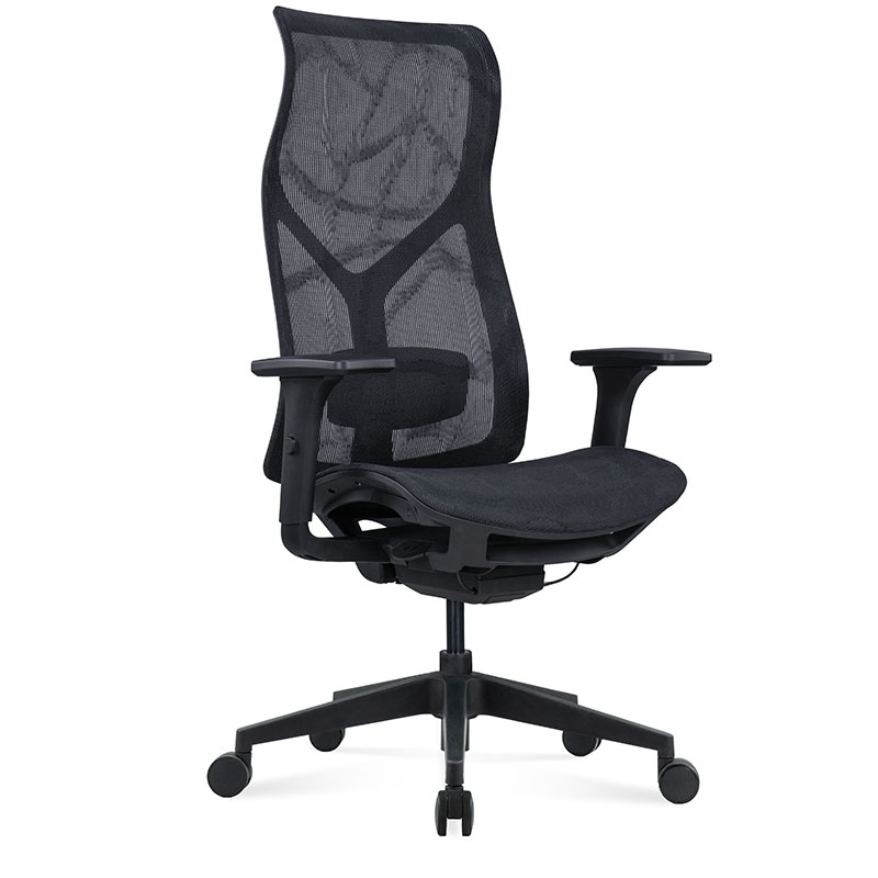 麦格尚 网椅JY283 工学椅办公椅午休椅电竞椅黑色老板椅高清大图