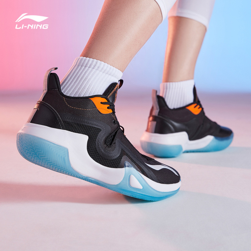 【2020新品】李宁暴风2020男子减震回弹篮球场地鞋abpq045
