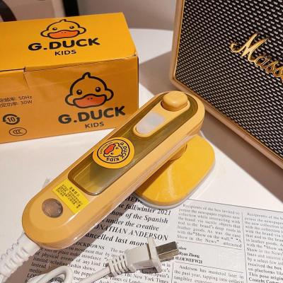 G.DUCK 小黄鸭便捷式迷你小熨斗 小黄鸭手持便携迷你小熨斗挂烫机家用小型电熨斗旅行熨烫机