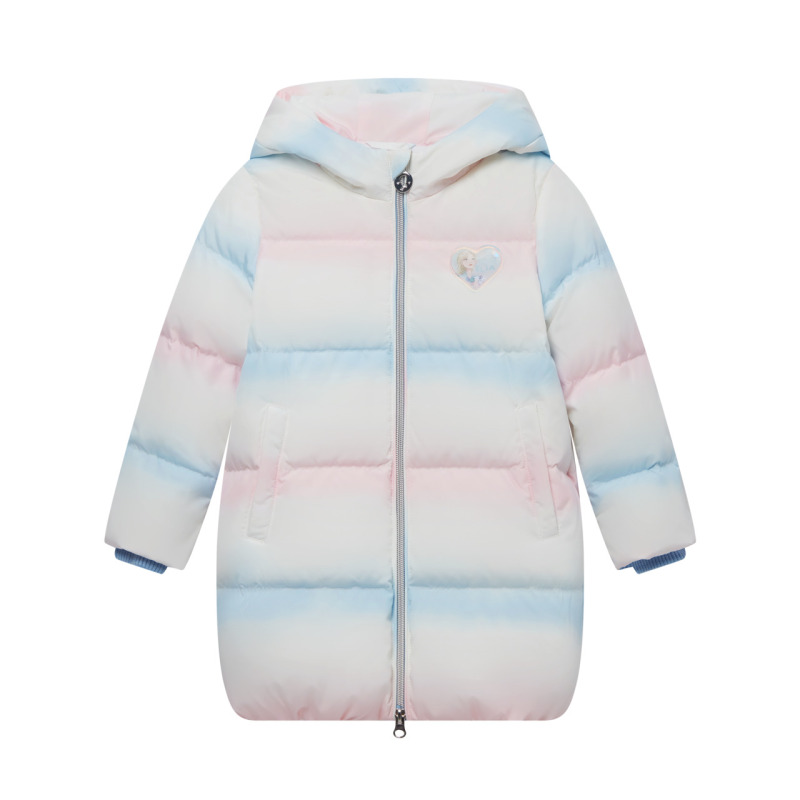 波司登童装羽绒服冬季新款冰雪奇缘爱莎公主女童中长款T10145016D
