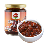 金菜地220g*4瓶瘦肉酱黄豆辣酱拌饭意大利面火锅底料安徽特产包邮