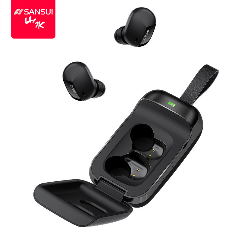 山水(sansui) 真无线蓝牙耳机 防水迷你超小运动跑步单双耳降噪 x15