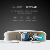 恒洁(HEGII)卫浴挂式蹲便器水箱蹲坑双按键厕所水箱H613