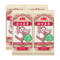 鲁花经典(熊猫)麦芯大宽挂面600g*4 汤面捞面拌面 清汤面