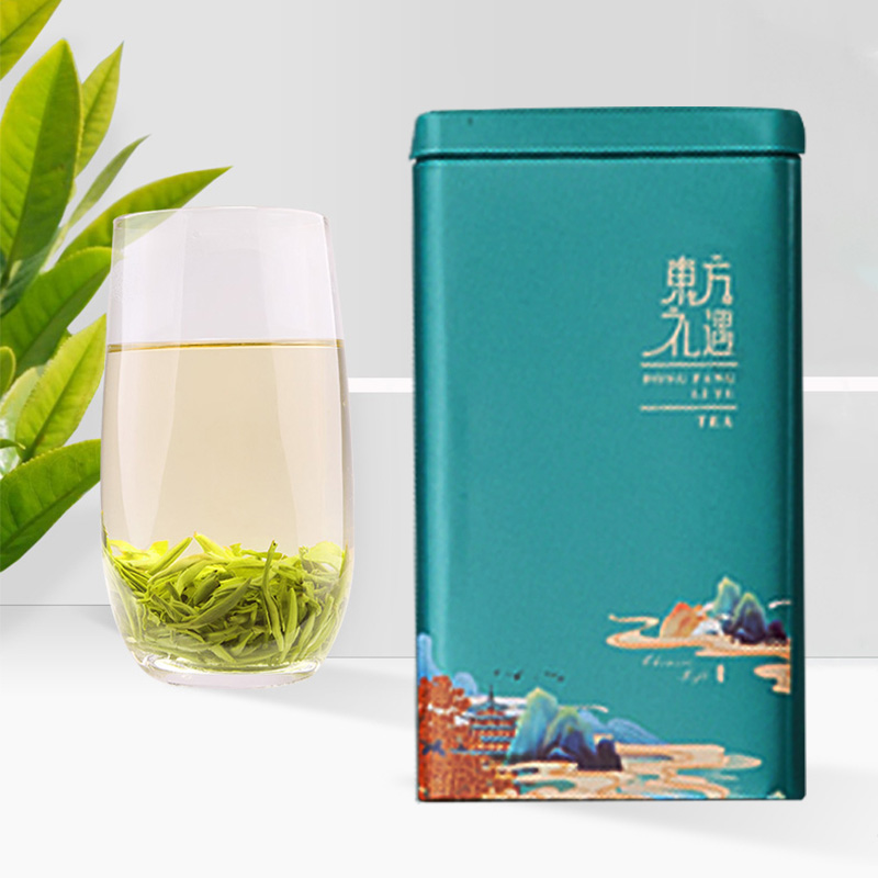 春秋叙 茉莉绿茶 袖珍玉螺 200g（特级）罐高清大图