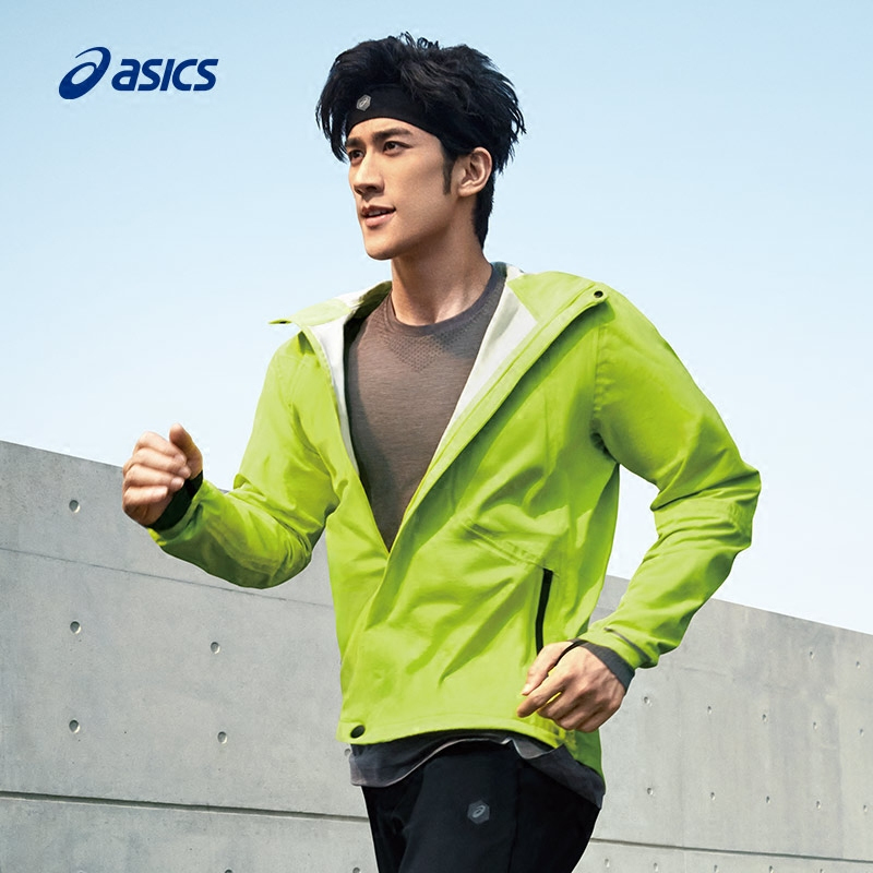 李治廷同款 ASICS亚瑟士男式无缝拼接长袖T恤154749-0773