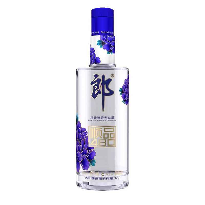 郎酒顺品郎蓝盖45度480mL*6瓶 浓酱兼香型白酒高清大图